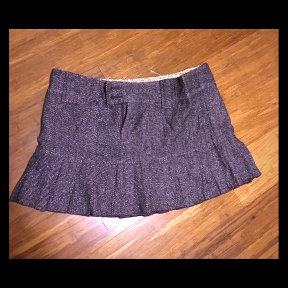 Purple pleated skirt - Picture 1 of 6